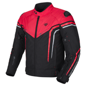 Motociklisticka jakna RSA Compact 2 EVO crno-sivo-crvena