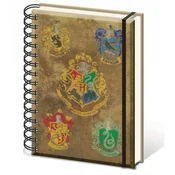 Northix Hogwarts A5 zvezek za šolo pisanje ali dnevnik