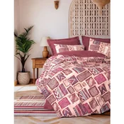 Estilio - Set posteljine Claret Red Ranforce XXL