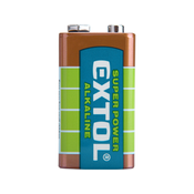Extol Energy Alkalne baterije, 1ks, 9V (6LR61)
