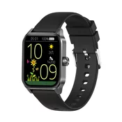 INF Pametna ura s funkcijo Bluetooth za klicanje in nadzorom zdravja Black, (21644847)
