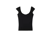 MANGO Top MARGOT črna