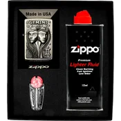 shumee ZIPPO komplet vžigalnikov ZODIAC GEMINI Twins darilo št. 1