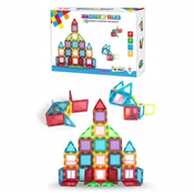 Magnetic Tiles Magnetni set za gradnju od 45 dijelova - Magnetne plocice