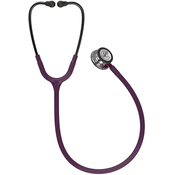 3M Littmann Classic III Stetoskop, Plum, Mirror-Finish, Pink Stem