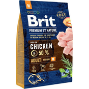 Brit BRIT Premium by Nature Adult M Chicken - suha hrana za pse - 3 kg