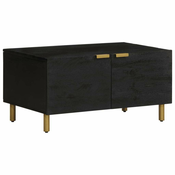 Stolic za kavu crni 80 x 50 x 40 cm od konstruiranog drva