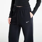 Nike Sportswear Hlače Phnx Flc  črna / bela