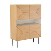 Homestar Komoda NATE 100x40x140 cm hrast
