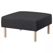 LILLEHEM Modularni jednosed, Gunnared tamnosiva/drvo