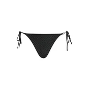 Karl Lagerfeld Bikini hlačke  Strassbesetzte, freche Bikinihosen  črna