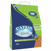 Catsan Naturelle Plus pesek za mačke - Varčno pakiranje: 2 x 20 l