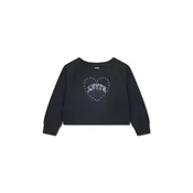 Levis majica z dolgimi rokavi otroška z bombažem HEART KNIT TOP