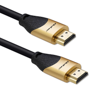 Qoltec kabel hdmi v2.1 ultra visoke hitrosti 8k | 60hz | 28awg | zlato | 2m