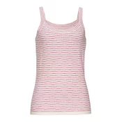 VIVANCE Top z naramnicami roza/bela