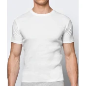 Mens short-sleeved T-shirt ATLANTIC - white