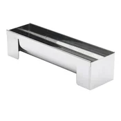 Semi-round Yule mould, stainless steel, 30 x 6.5 cm - de Buyer