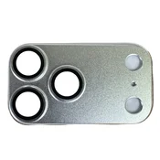 INF Matte Metal Armor Zaščita Objektiva Kamere Združljiva z iPhone 17 Pro Max - Srebrna, (5000075672)