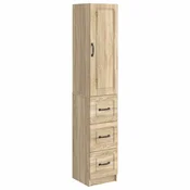 vidaXL Set omar 2 pcs Sonoma hrast 33 x 34,5 x 87 cm Inženirski les
