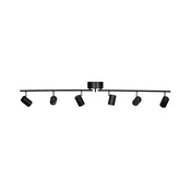 ByRydens 4202100-4002 - Spot svetiljka CORRECT 6xGU10/7W/230V crna