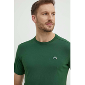 Kratka majica Lacoste moški, zelena barva
