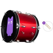 NRG True Ultra Basic SET Navijaški boben 16 Red Fire