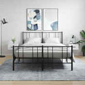 Greatstore Stenske nočne omarice 2 kosa visok sijaj bele 35x35x20 cm