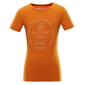 Kids cotton T-shirt ALPINE PRO DEWERO autumn maple variant pb