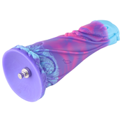 HiSmith HSA139 Soft Silicone Dildo KlicLok 19cm Purple