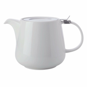 Bijeli porculanski čajnik s Maxwell & Williams Basic cjediljkom, 600 ml