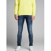 Jack & Jones Jeans hlače Glenn 12133074 Mornarsko modra Slim Fit