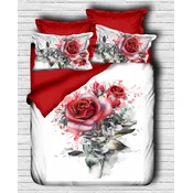Lessentiel Maison Komplet posteljina 167, 200x220cm, Belo-crvena