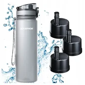 shumee Aquaphor City filter steklenica 800 ml siva, komplet 3 kartuš