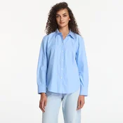 Srajca Calvin Klein Yarndye Cotton Poplin Regular Shirt Angel Hair Stripe Marina Brilliant M