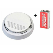 Secutek Požar alarm in detektor dima VIP-909 EN14604 + 9V baterijo zastonj