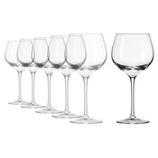 Set of 6 water drinking glasses, crystalline glass, 570ml, Harmony -