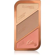 Rimmel London Kate konturing paletka 18,5 g odtenek 002 Coral Glow