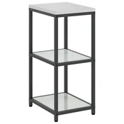 Vidaxl Shramba za kuhinjo HATTEM Srebrna 40 x 50 x 92 cm Jeklo