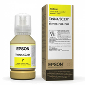 Epson T49N400 Yellow Sublimacijsko črnilo, Dye Sublimation ink v steklenički, 140ml,  C13T49N400 za SC-F100, SC-F500