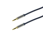 shumee Logilink avdio kabel, 3,5 mm 3-pinski/M na 3,5 mm 3-pinski/M, moder, 1 m, avdio kabel, 3,5 mm