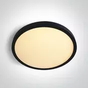 TANKA OKRUGLA CRNA LED PLAFONJERA 24W CCT UGR19 230V DM62020CU/B/V