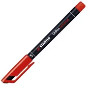 Stabilo permanentni marker OHPen 841S, rdeč