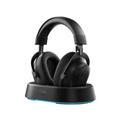 Bežicne gaming slušalice MCHOSE V9 Turbo 60mm/Tri-mode/2000mAh/Steel Black + Charging Dock RGB