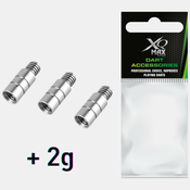 Dodatna teža za pikado puščice/XQMax/2BA - 2g/Silver