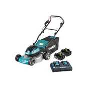MAKITA DLM466PT2 Akumulatorska potisna kosilnica (2 x 5,0Ah + DC18RD)