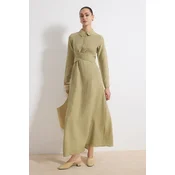 Trendyol Modest Ženska haljina Tctss26Eb00032, Kaki