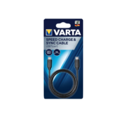 Varta SPEED CHARGE & SYNC CABLE USB USB Kabel 1 m 3.1 (3.1 Gen 2) USB C , Črna