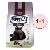 Happy Cat Sterilised Weide-Lamm/jagnjetina 1,3 kg 1+1 BREZPLAČNO