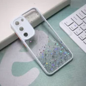 Maska Frame Glitter za Samsung A14 4G/ A145R/ A14 5G/ A146B bela