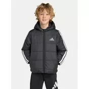 adidas Zimska jakna Essentials 3-Stripes JW2443 Črna Regular Fit